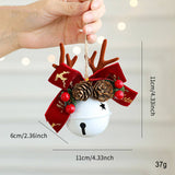 MIXED CHRISTMAS BELLS ANTLERS BOWS PINECONE DECOR_CWMM9786