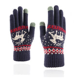 CUTE ELK FASHION KNITTED WARM TOUCH SCREEN GLOVES_CWAG0227
