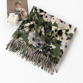 2024 NEW WARM PRINTED TASSEL SCARF_CWASC0994