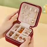 DOUBLE LAYER VELVET JEWELRY BOX STORAGE_CWMM1687