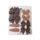 KIDS FISHTAIL BOW HEADBAND SET BABY HEADBANDS_CWAHA6741