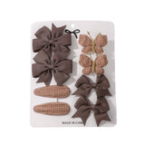 KIDS FISHTAIL BOW HEADBAND SET BABY HEADBANDS_CWAHA6741