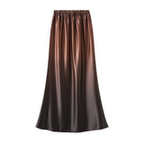 SATIN HIGH WAIST FISHTAIL BODYCON MIDI SKIRT_CWBMS0360