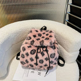 FLUFFY FAUX FUR BACKPACK FASHION DRAWSTRING BAG_CUAB00606