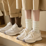 AUTUMN AND WINTER WARM SOLID COLOR STACKED SOCKS_CWMS1047