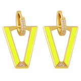 COLORFUL ZIRCON INVERTED TRIANGLE V SHAPED EARRING_CWAJE1013