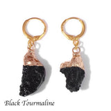 NATURAL STONE AMETHYST ORIGINAL STONE EARRINGS_CWAJE1072