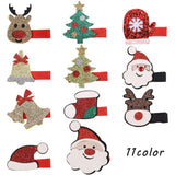 GLITTER PINK REINDEER HAIR CLIP FOR KIDS_CWAHA6682