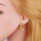 HEART SHAPED PENDANT FASHIONABLE EAR ACCESSORIES_CWAJE1015