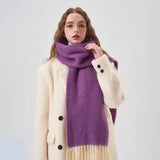 32 WOOL BLEND COLORBLOCK SCARF SOFT WINTER STYL_CWASC2368