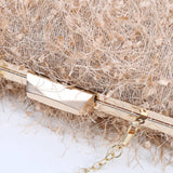 Women Fashion Chain Taseel Shoulder Bag Clutch Bag_Cwab0599