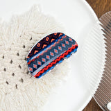 BOHEMIAN POLKA DOT ACRYLIC HAIR CLAW UNIQUE DESIGN_CWAHA2074