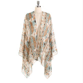 RESORT STYLE GEOMETRIC PRINTED KIMONOS FOR WOMENS_CWASC0778
