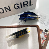 SPOTTED FISH ACETATE HAIR CLAW CLIP FOR WOMEN_CWAHA5790