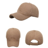 Knit Thick Warm Baseball Cap Cap
