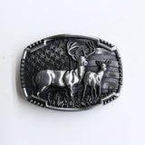 Western Belt Buckle With Animal Print_Cwabe0430