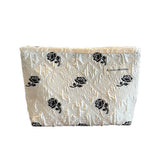 Rose Print Makeup Bag Large Travel Wash Organizer_Cuab00727