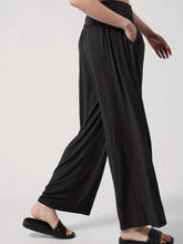 Wide Leg Elasticated Waist Design Pants