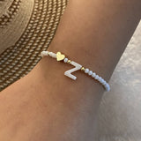 26-Letter Shell Beaded Bracelet_Cwaje4942