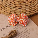 NEW VINTAGE SIMIAN GRASS VINE WOVEN EARRINGS_CWAJE4011