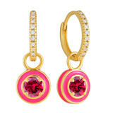 ROUND OIL DROP COLORFUL CREATIVE EARRINGS_CWAJE1752