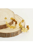 18K Gold Plated Stainless Steel Earrings_Cwaje0399