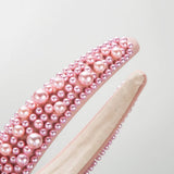 Women Versatile Sponge Pearl Headband_Cwaha0823