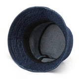 Women Vintage Denim Casual Bucket Hat_Cwah0510