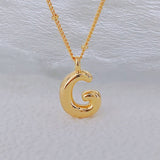 18K GOLD 26 LETTERS CUTE HIP HOP PENDANT NECKLACE_CWMM5871