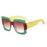Tri-Color Oversized Ocean Lens Sunglasses_Cwasg1155