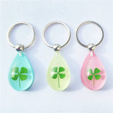 CREATIVE NEW FOUR LEAF CLOVER LUMINOUS KEYCHAIN_CWMM3708