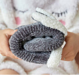 HOME RABBIT EARS WARM PLUSH INDOOR SLIPPERS_CWMS0721