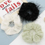 FASHION TASSELS SOLID COLOR SCRUNCHIE_CWAHA0180
