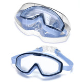 KIDS SWIM GOGGLES ANTI FOG LARGE FRAME FLAT LENS_CWASG1046