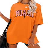 FUNNY LETTER PRINT T SHIRT FOR WOMEN LOOSE FIT_CWTTS1459