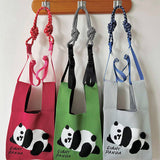 ADJUSTABLE KNITTED NYLON SHOULDER HANDBAG STRAP_CWMM1037