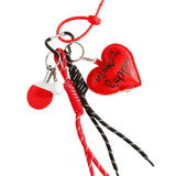 Vintage Heart Mini Ping Pong Ball Keychain_Cwmm7837