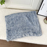 Contrast Color Spray Dyed Long Scarf Shawl_Cwasc1408