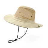 BREATHABLE MESH SOLID COLOR FOLDABLE SUNHAT_CWAH1462