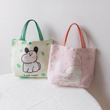 CUTE PRINTED LUNCH TOTE BAG FOR GIRLS WOMEN_CWAB5663