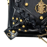 STEAMPUNK ONE SHOULDER DIAGONAL BAG PURSE_CWAB0639
