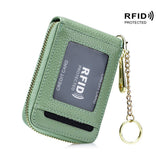 KEYCHAIN GENUINE LEATHER MULTIFUNCTIONA CARD HOLDER_CWAB3833