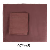 Two-Piece Chiffon Shawl And Headscarf_Cwasc2424