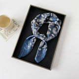 PAISLEY SATIN SQUARE SCARF 70CM NECK HEAD _CWASC0825