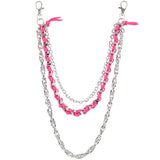 CREATIVE WOVEN THREE LAYER TRENDY JEANS CHAIN_CWMM4829