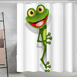 HOT SALE DIGITAL PRINTED FROG SHOWER CURTAIN_CWMM1805