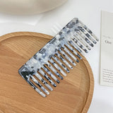RETRO ACETATE HAIR COMB FLORAL COLORFUL DESIGN_CWMM6401