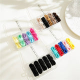 1BOX 25PCS ELASTIC HAIR TIES CANDY COLOR HAIRBANDA_CWAHA1109