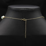 ALL MATCH NATURAL FRESHWATER PEARL NECKLACE_CWAJE3858