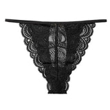 SEXY LACE HOLLOW MID WAIST TRIANGLE UNDERWEAR_CWMU0163